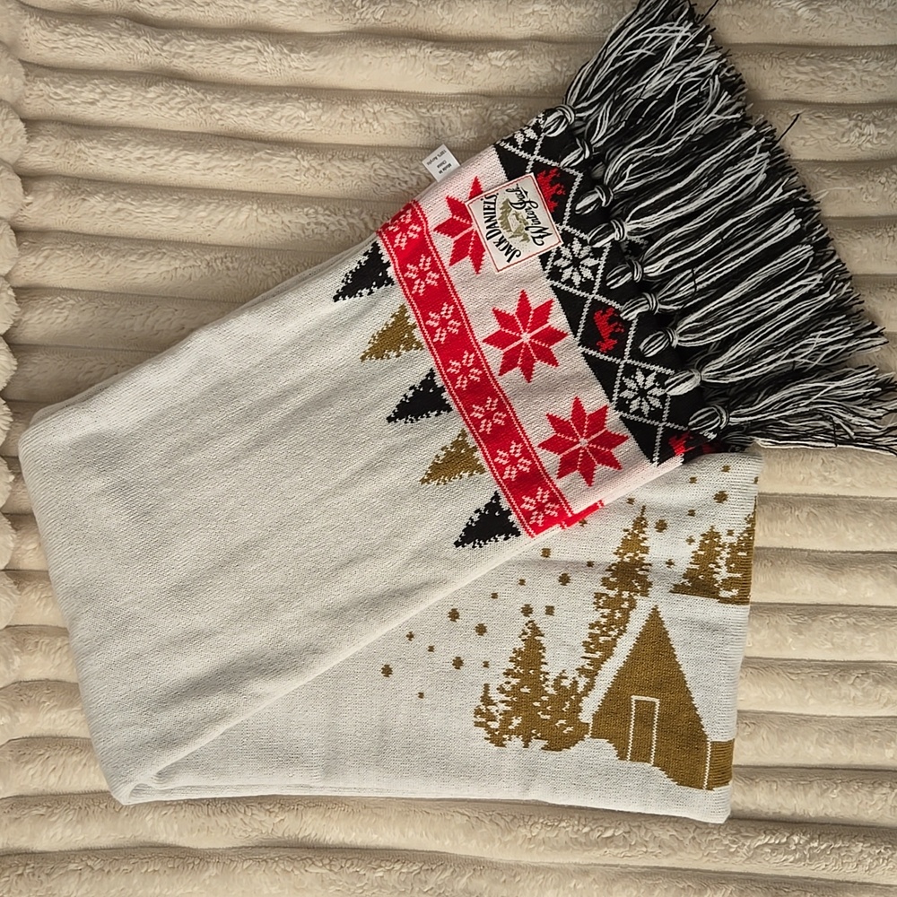 Jack Daniel's Festive Knit Scarf
